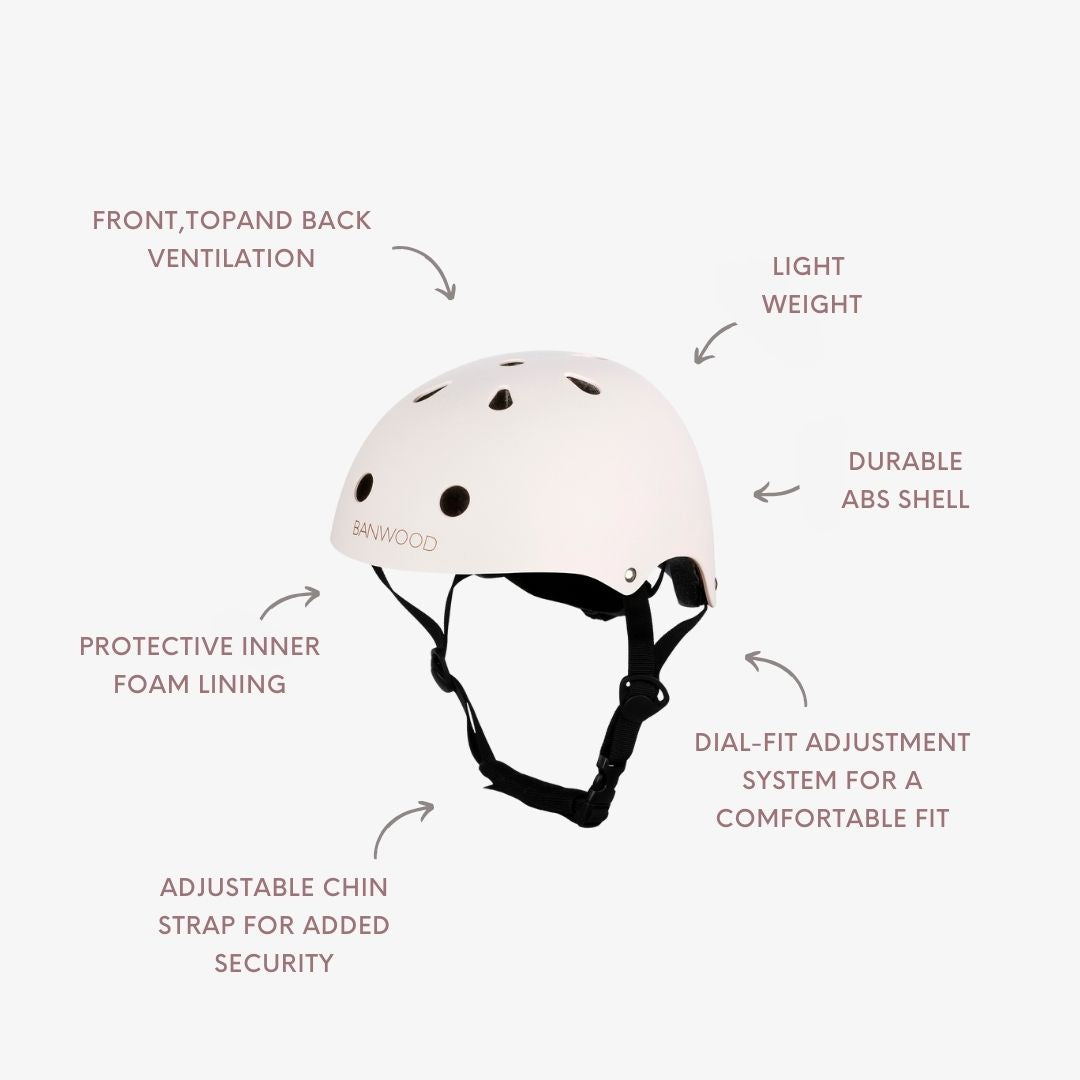 Banwood Helmet – Kids Safety Helmet (Pink)