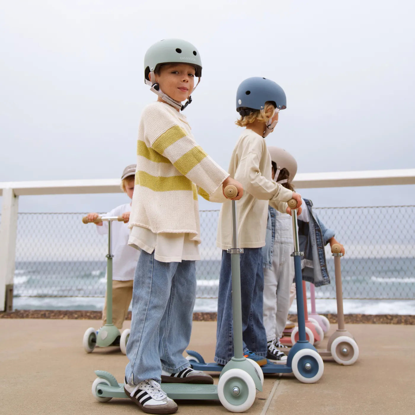 Banwood Eco Scooter Kids 3-Wheel Scooter (Clay)