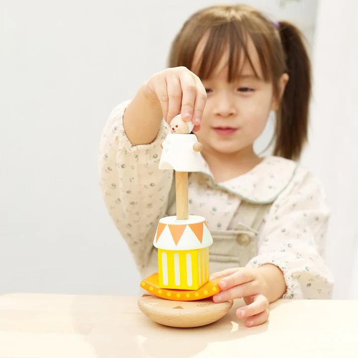 Classic World Stacking Balancing Clown by Classic World Toys - Learning Bugs UK