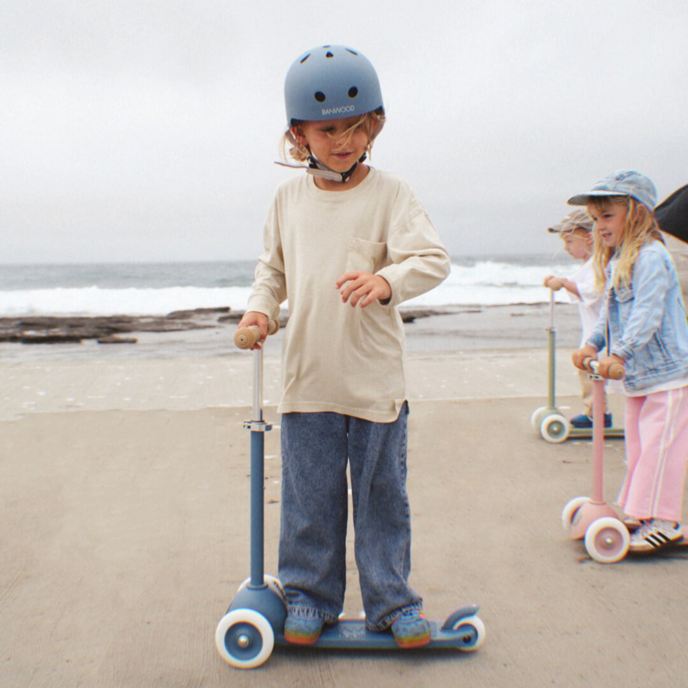 Banwood Eco Helmet – Kids Bike & Scooter Helmet (Deep Sea)