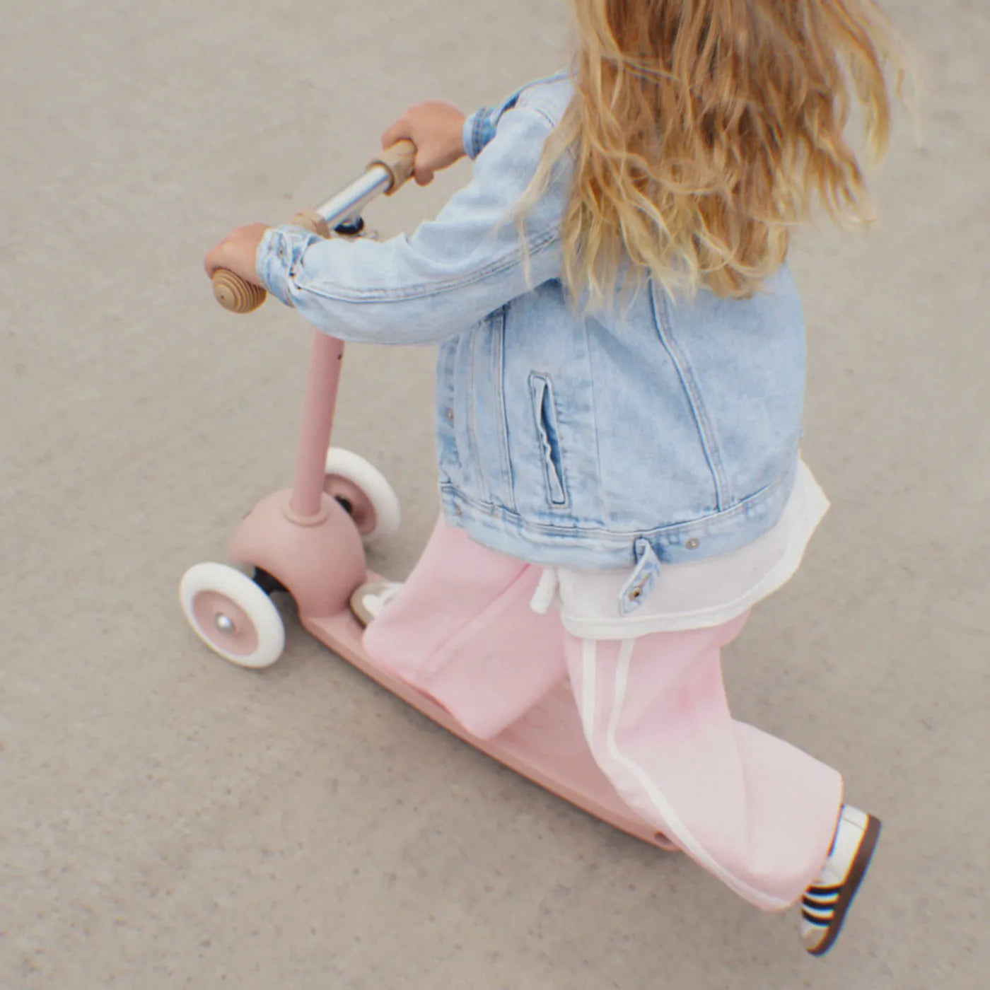 Banwood Eco Scooter Kids 3-Wheel Scooter (Dusty Rose)