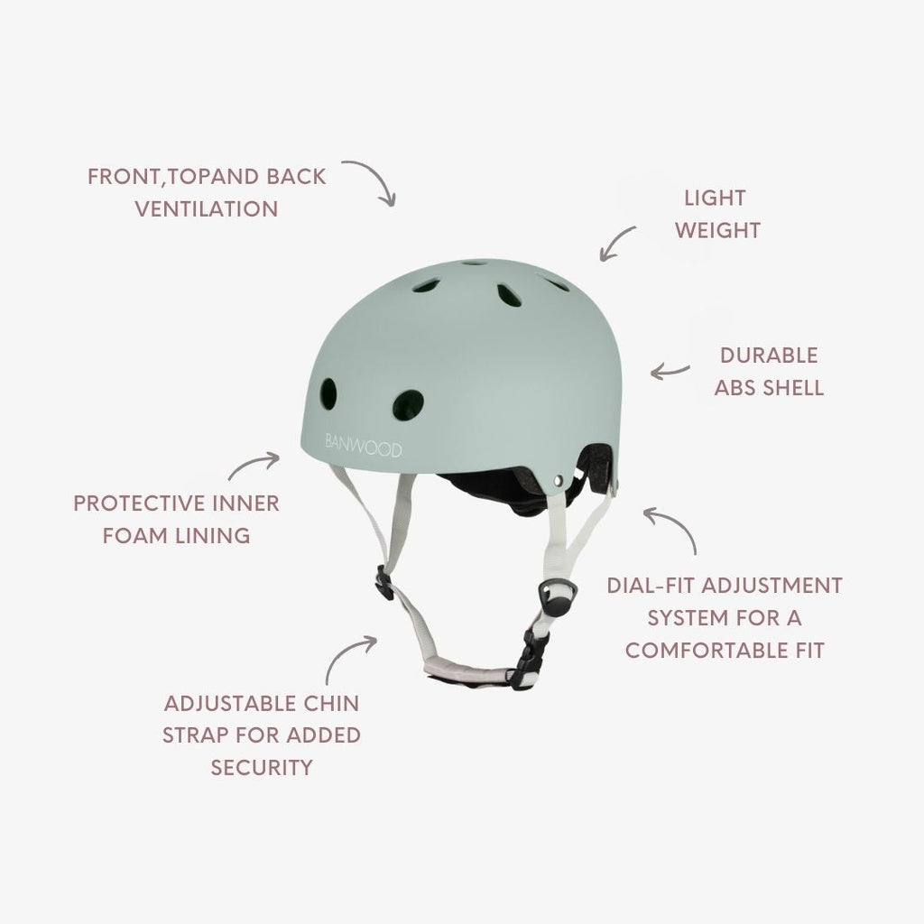 Banwood Eco – Kids Bike & Scooter Helmet (Clay)