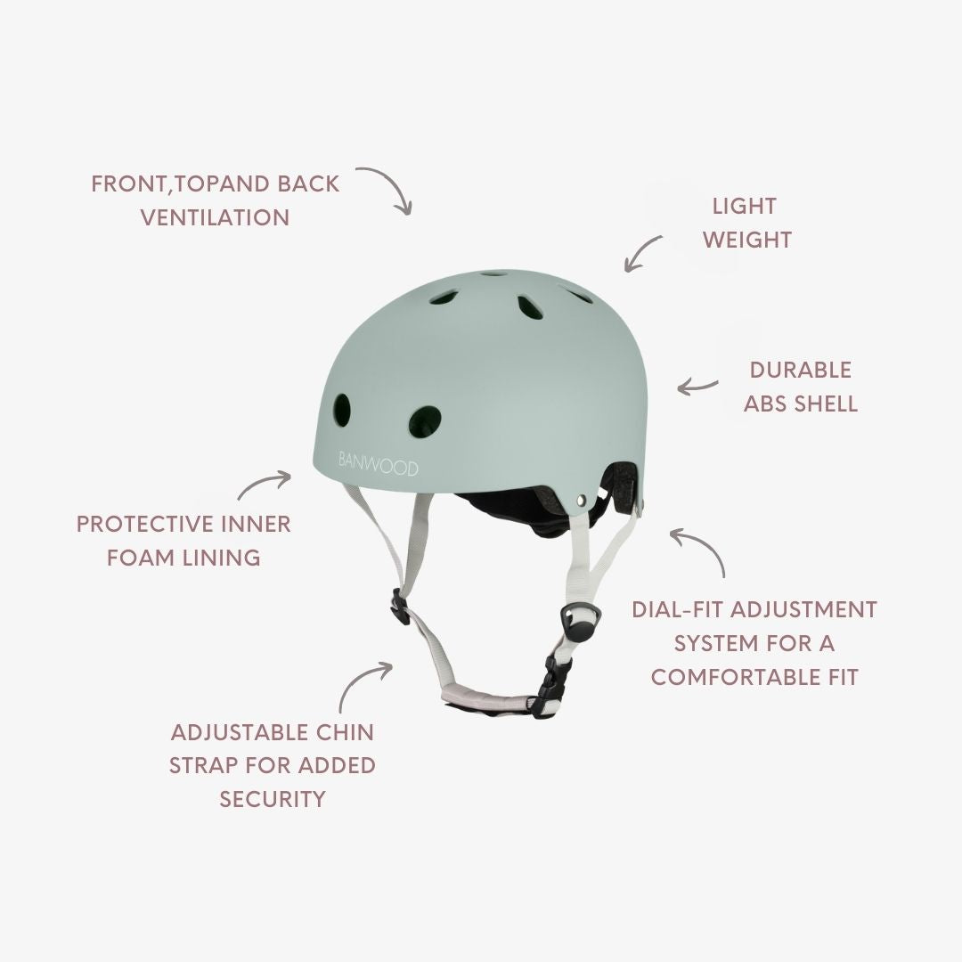 Banwood Eco – Kids Bike & Scooter Helmet (Clay)