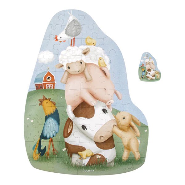 Little Dutch Floor Puzzle - Little Farm by Little Dutch - Learning Bugs UK