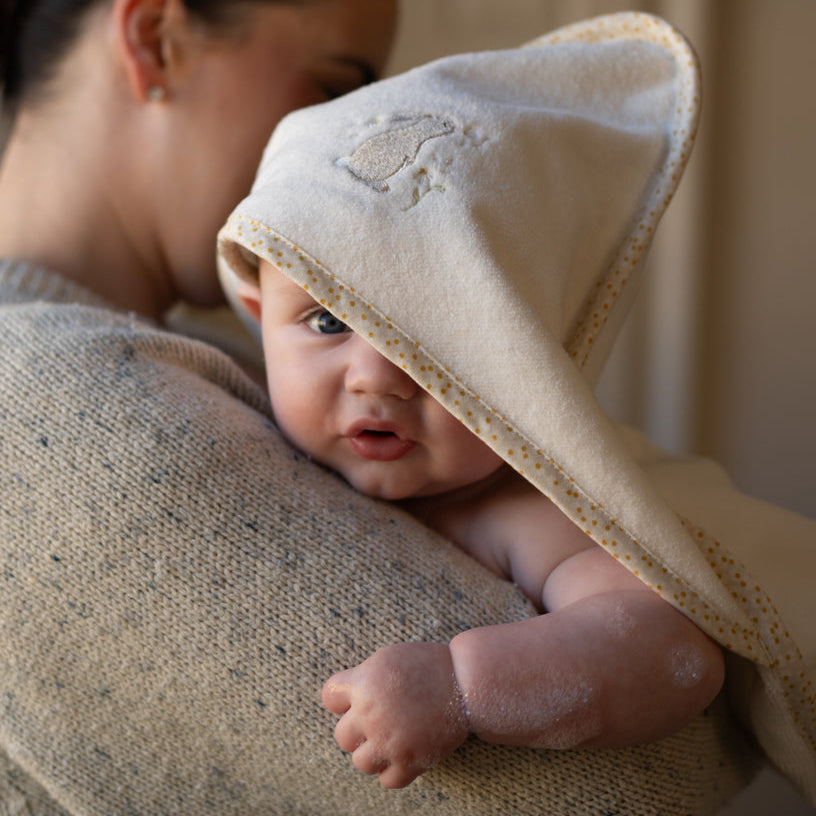 Hooded Towel - Baby - Wild Chamomile