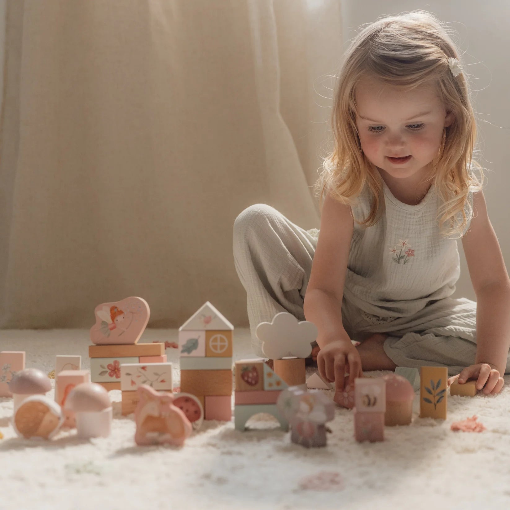 Buy Little Dutch Building Blocks - Fairy Garden | for kids by Learning Bugs UK