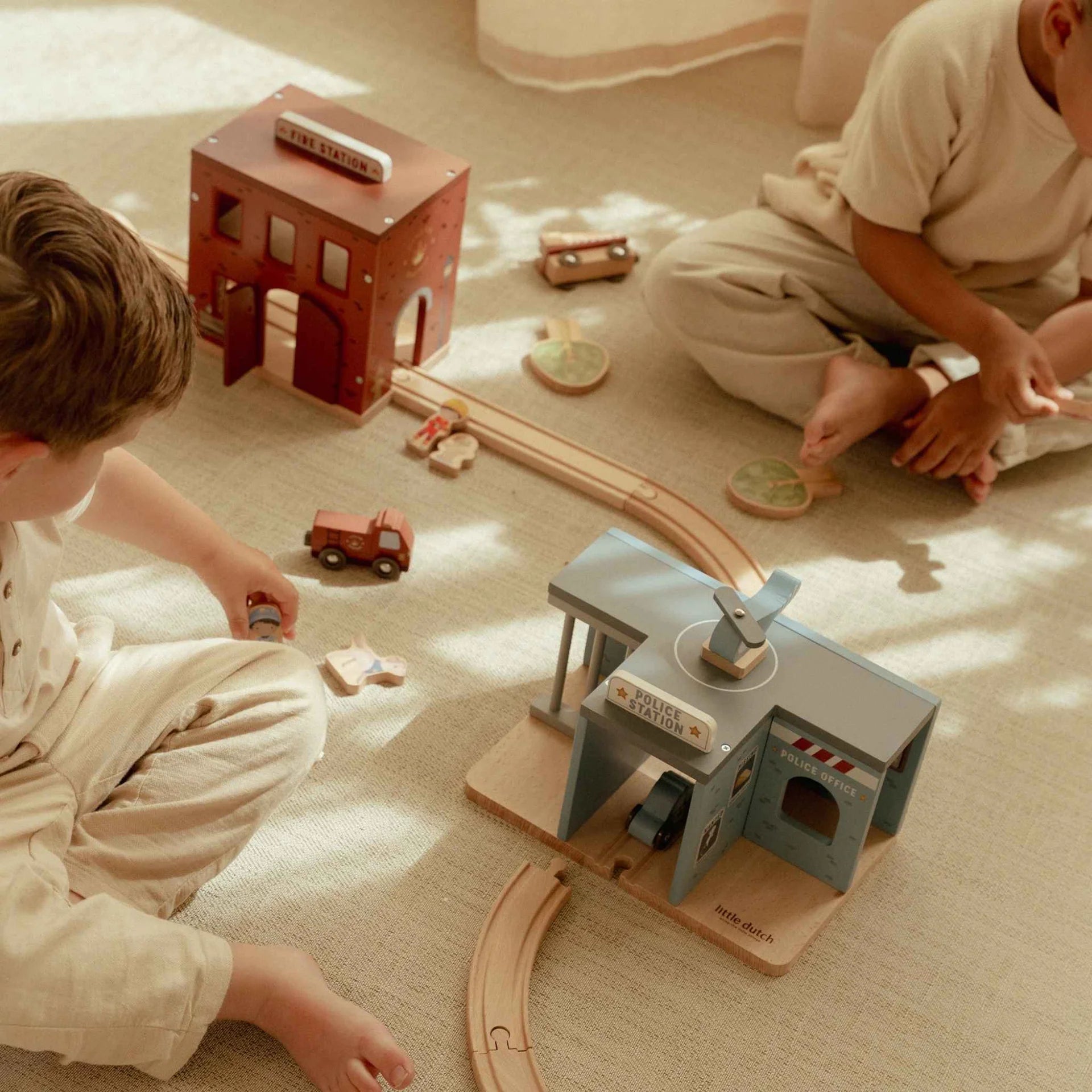 Buy Little Dutch Wooden Police Station | for kids by Learning Bugs UK