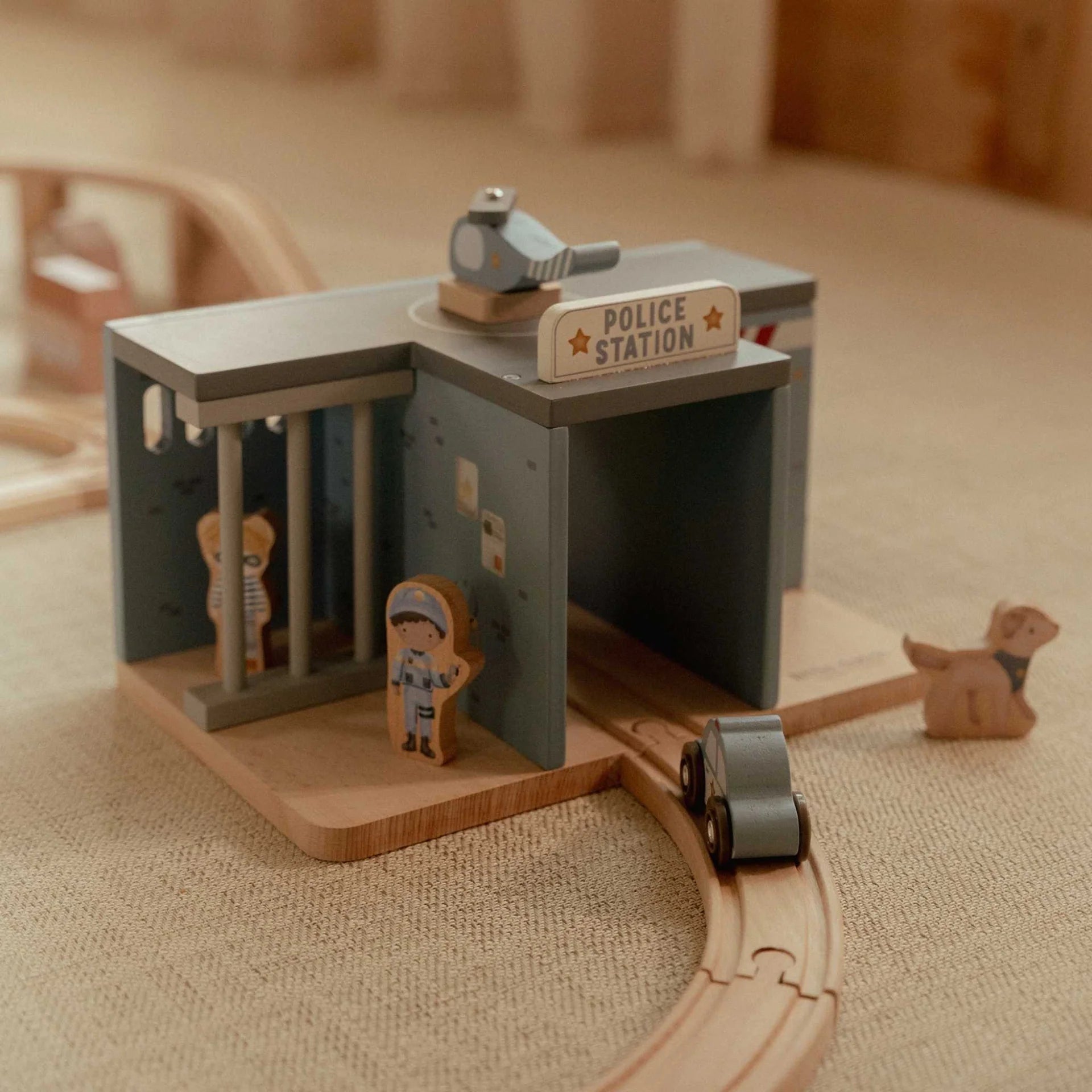 Buy Little Dutch Wooden Police Station | for kids by Learning Bugs UK