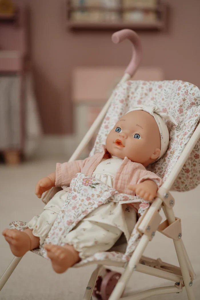 Buy Little Dutch Metal Doll Stroller - White | for kids by Learning Bugs UK