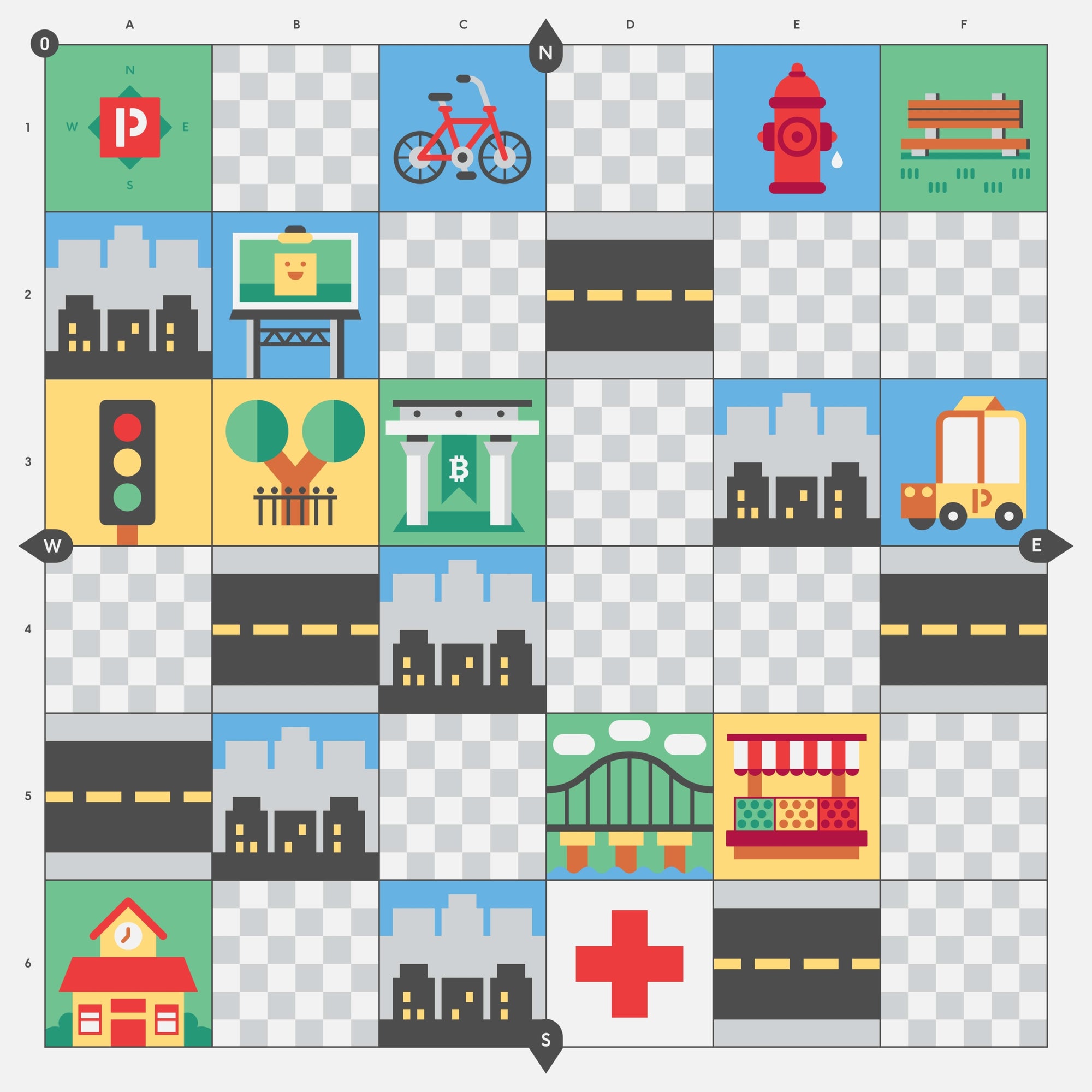 Cubetto Big City Adventure Map by Cubetto - Learning Bugs UK
