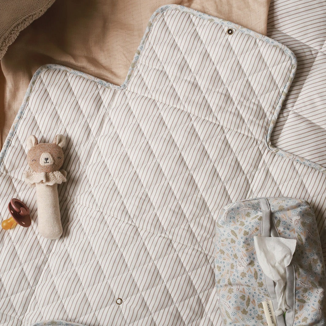 Cotton Travel Baby Changing Mat - Nature Trail