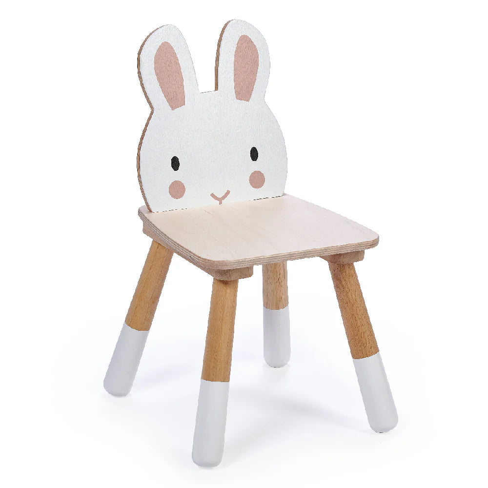 Forest Rabbit Chair - Wooden Toddler Seat by Tenderleaf Toys - Learning Bugs UK