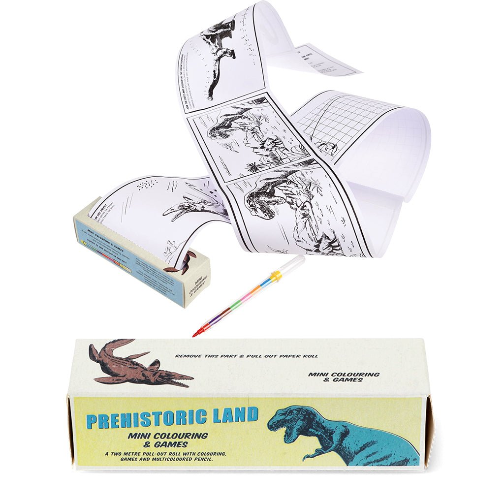 Rex London Mini Colouring & Puzzle Book with 7-Colour Pencil (3 Choices) by Rex London - Learning Bugs UK