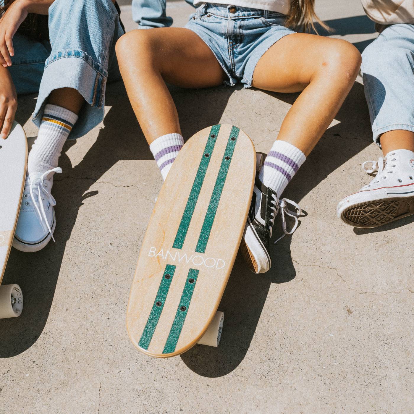 Banwood Skateboard – Kids Maple Deck Skateboard (Green)