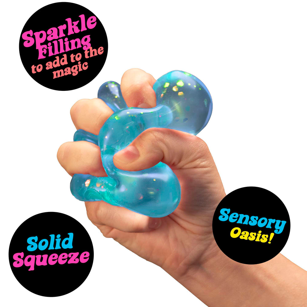 NeeDoh Dream Drop – Glitter Raindrop Fidget Toy (Colour Chosen at Random)