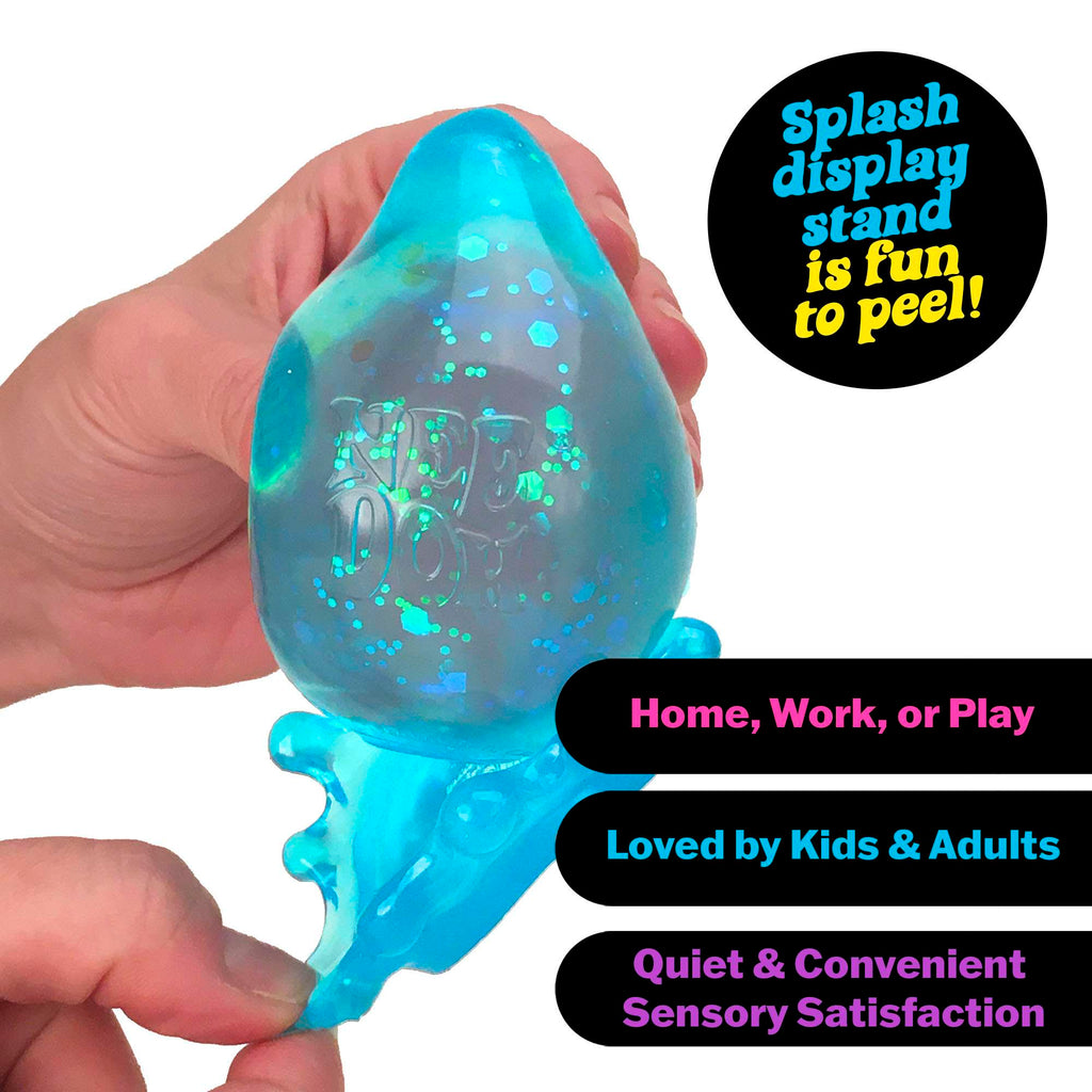 NeeDoh Dream Drop – Glitter Raindrop Fidget Toy (Colour Chosen at Random)