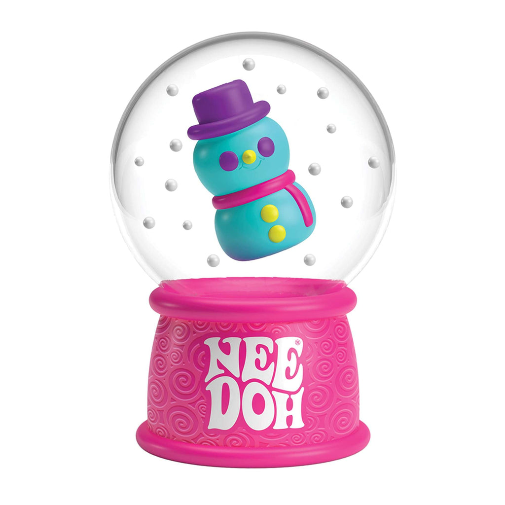 NeeDoh Squish N Flow Snow Globe – Christmas Fidget Toy