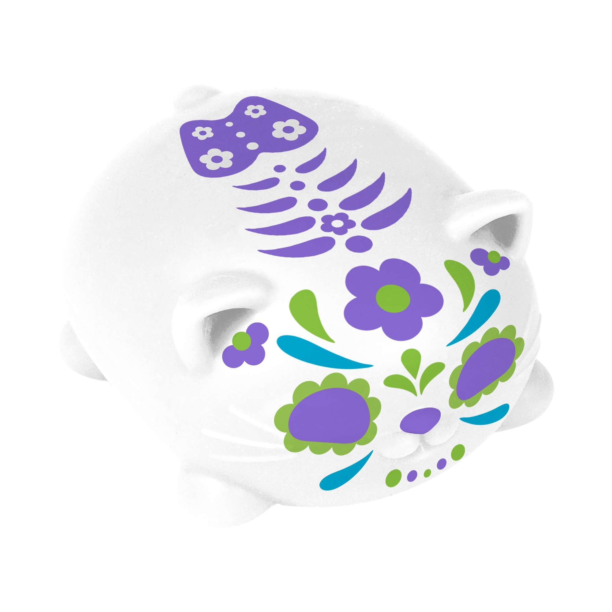 NeeDoh Sugar Skull Cats – Glow in the Dark Halloween