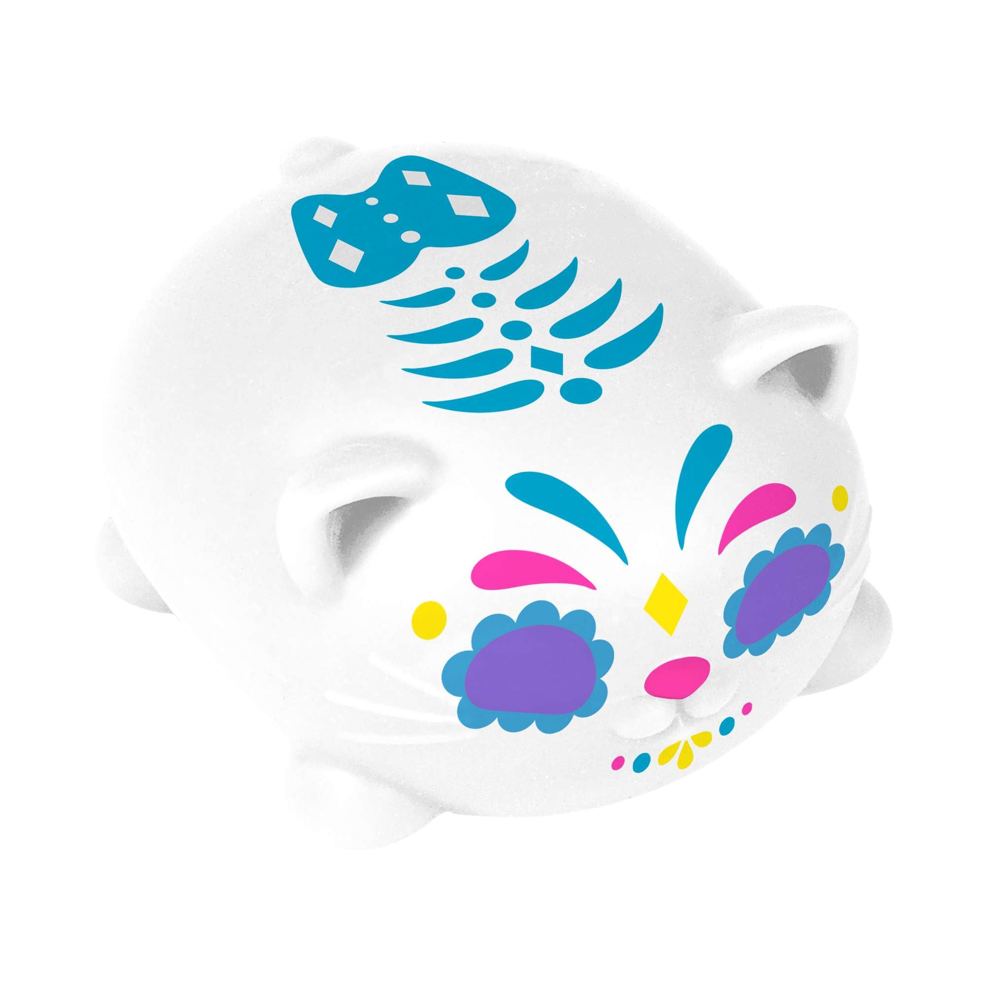 NeeDoh Sugar Skull Cats – Glow in the Dark Halloween