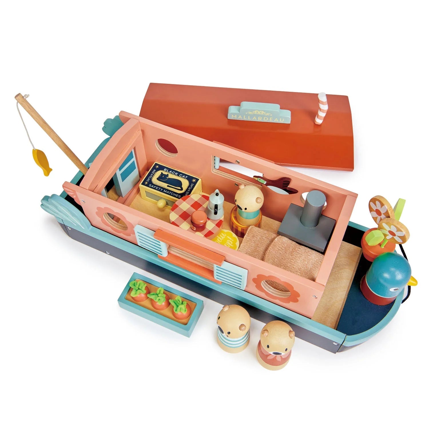 Buy Tender Leaf Toys Little Otter Canal Boat | for kids by Learning Bugs UK