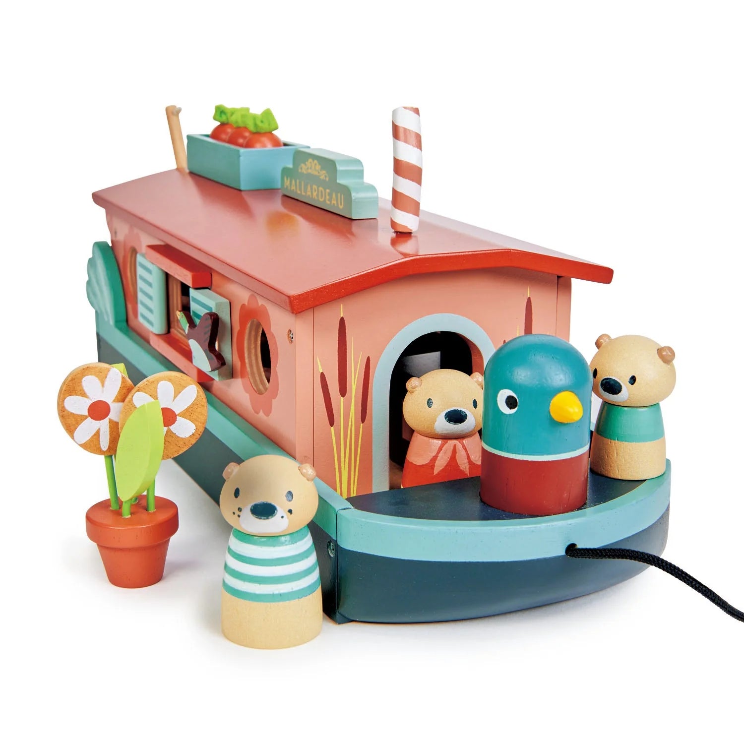 Buy Tender Leaf Toys Little Otter Canal Boat | for kids by Learning Bugs UK