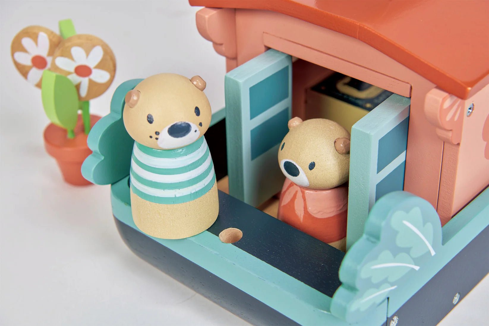 Buy Tender Leaf Toys Little Otter Canal Boat | for kids by Learning Bugs UK