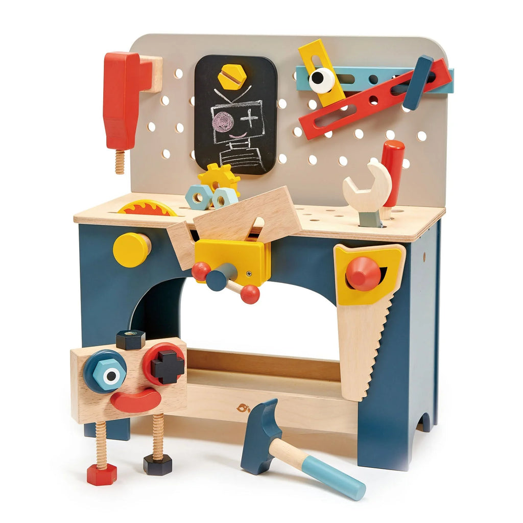 Buy Tender Leaf Toys Wooden Tool Bench | for kids by Learning Bugs UK