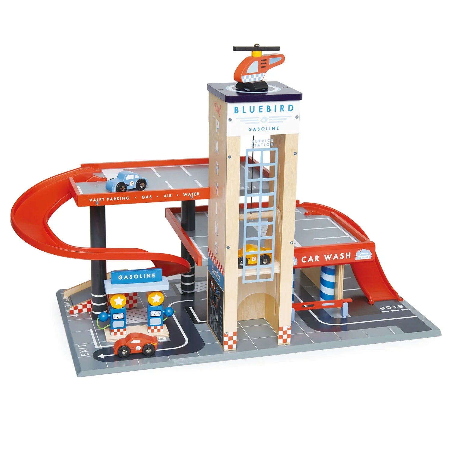 Buy Tender Leaf Toys Blue Bird Service Station | for kids by Learning Bugs UK