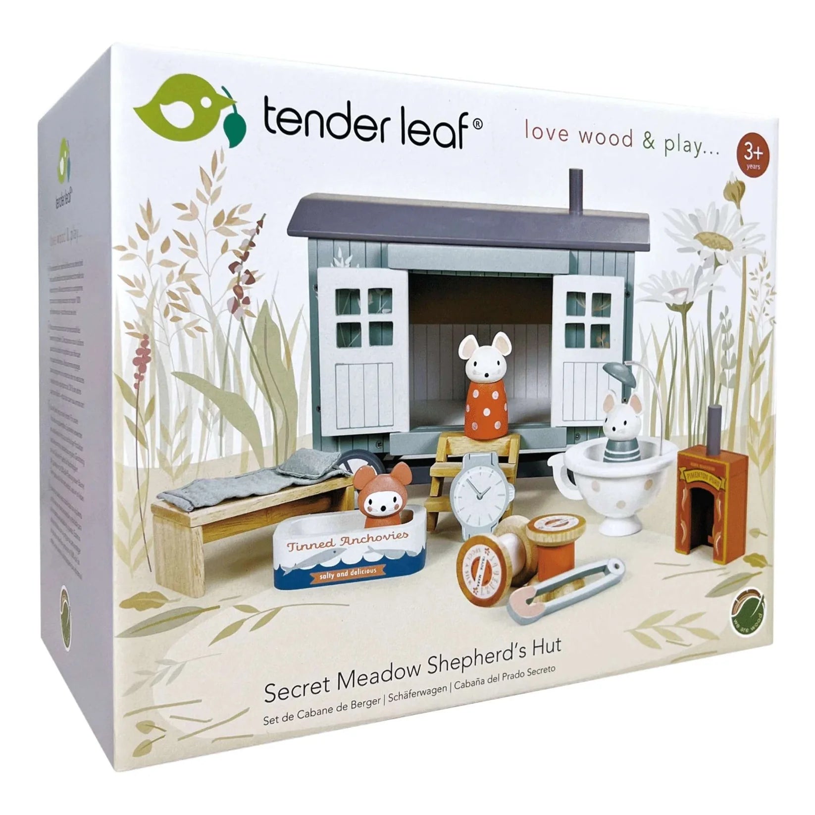 Buy Tender Leaf Secret Meadow Shepherds Hut | for kids by Learning Bugs UK