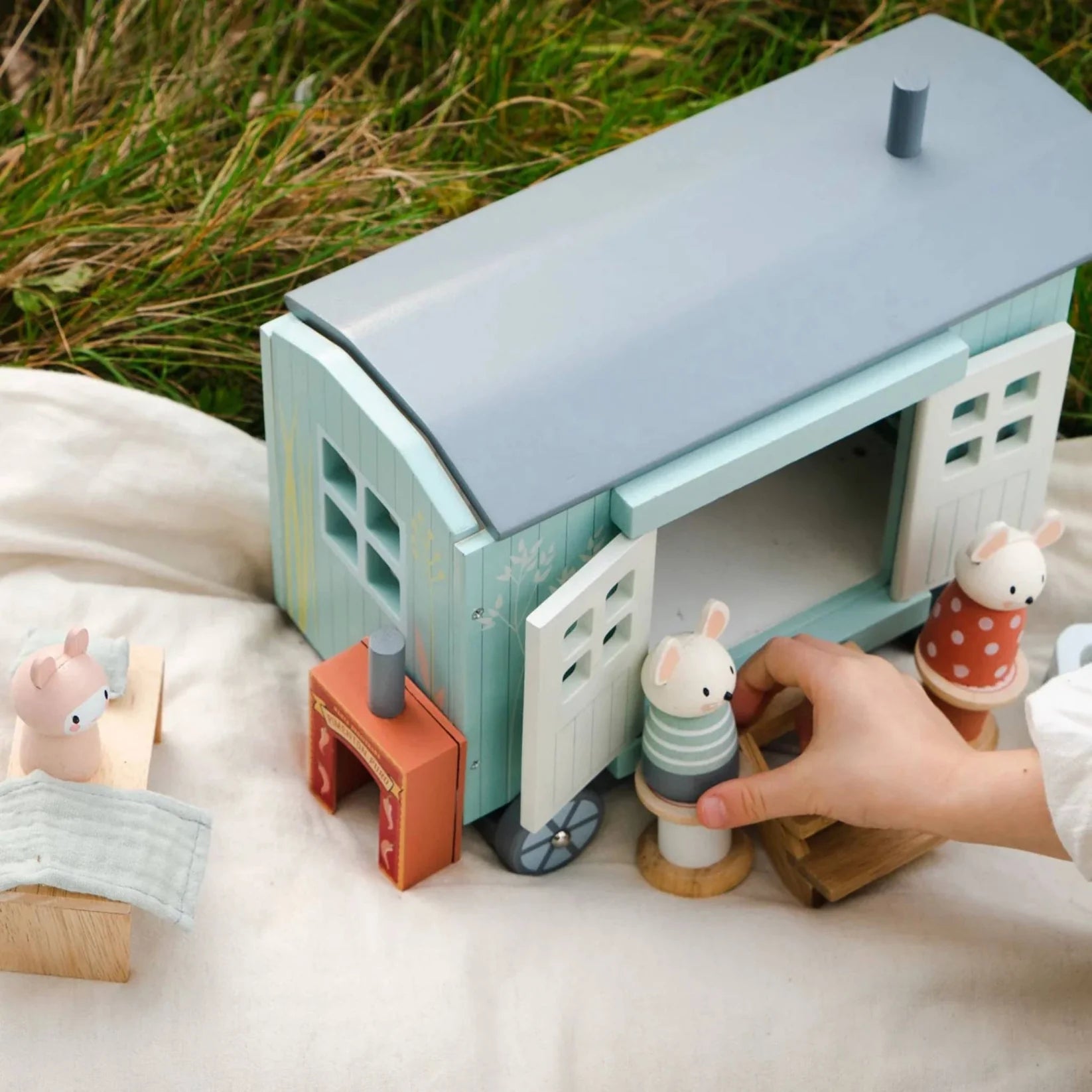 Buy Tender Leaf Secret Meadow Shepherds Hut | for kids by Learning Bugs UK