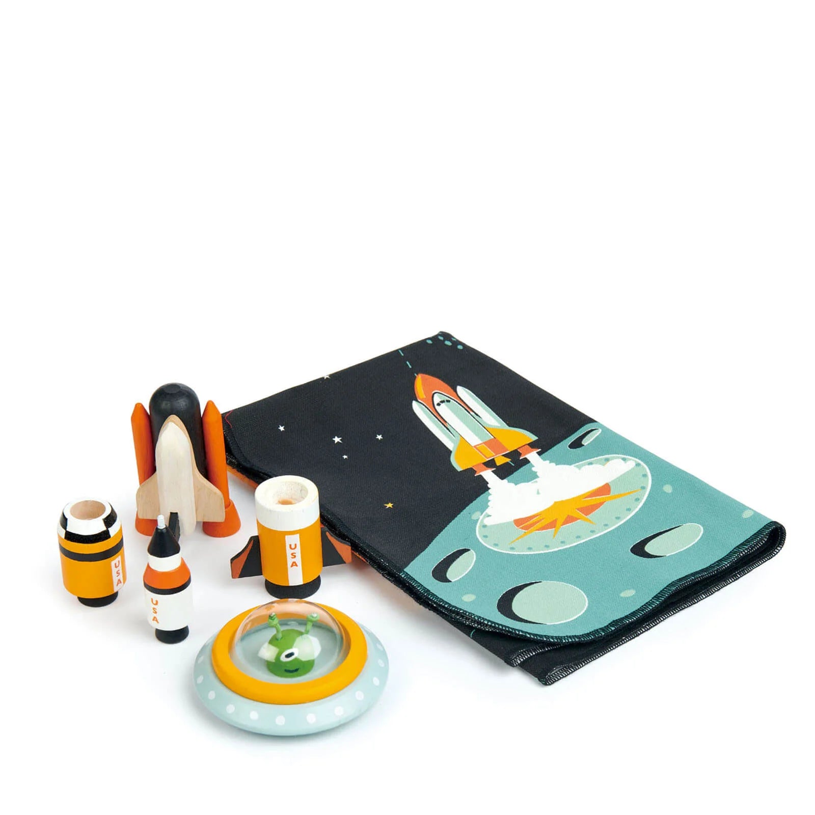 Tender Leaf Space Adventure Playmat by Tenderleaf Toys - Learning Bugs UK