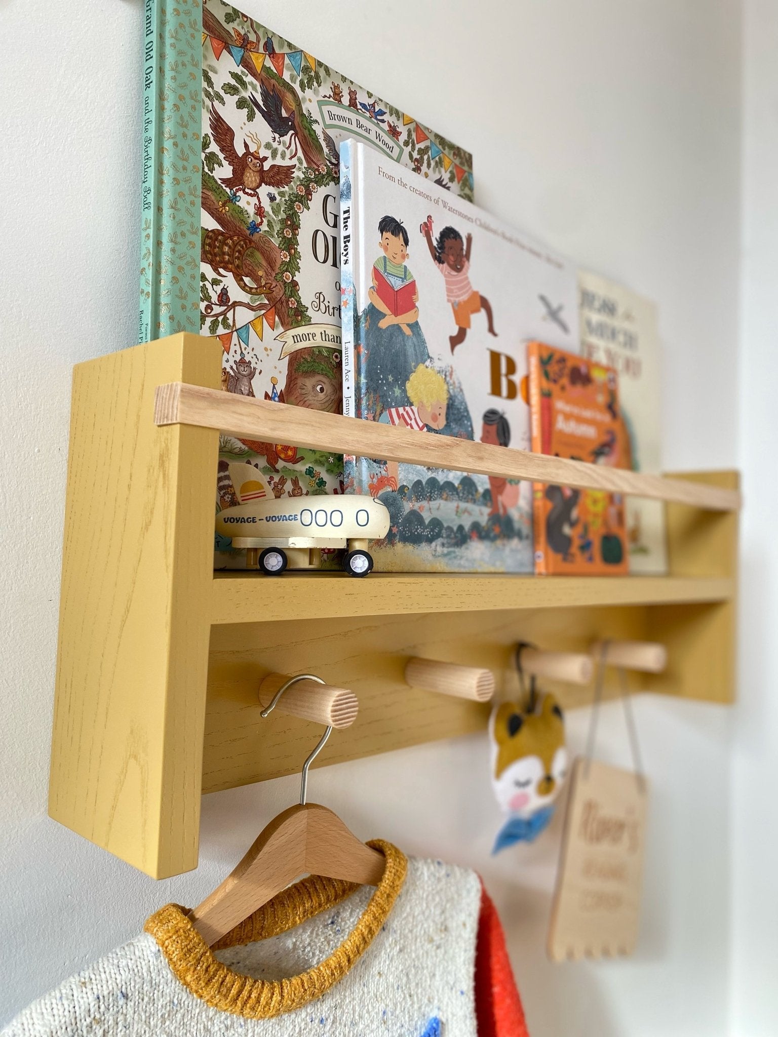 Autumns Corner - The Colour Pop Peg Rail Bookshelf