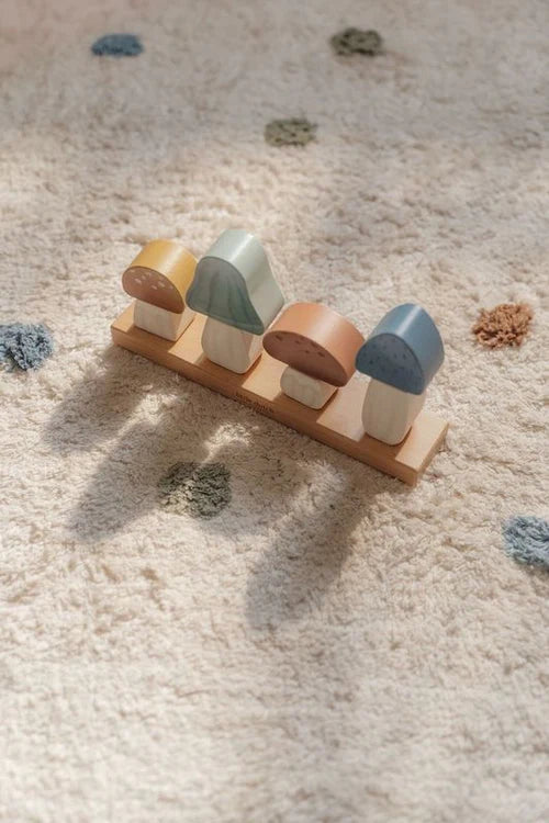 Little Dutch Stacking Puzzle Mushrooms  Forest Friends