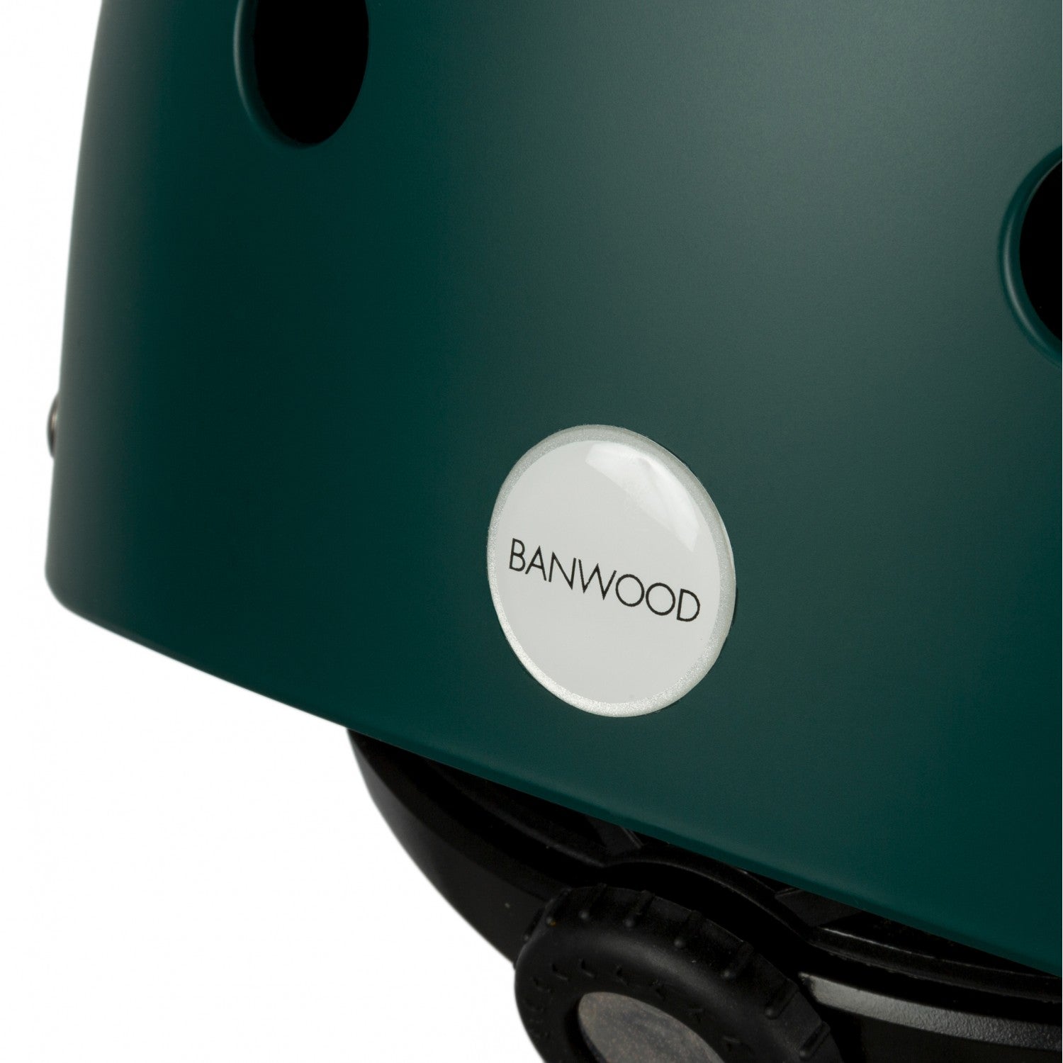 Banwood Classic – Kids Bike & Scooter Helmet (Matte Green)
