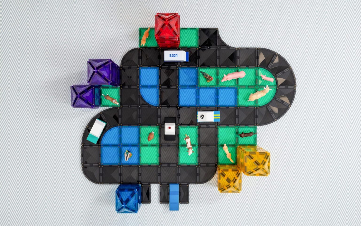 Buy NEW IN: CONNETIX - Creative Roads Pack 48 pc | for kids by Learning Bugs UK