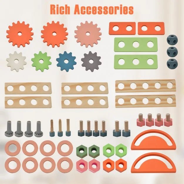 Buy Kids Play Tool Workbench with Rich Tool Set and Realistic Accessories | for kids by Learning Bugs UK