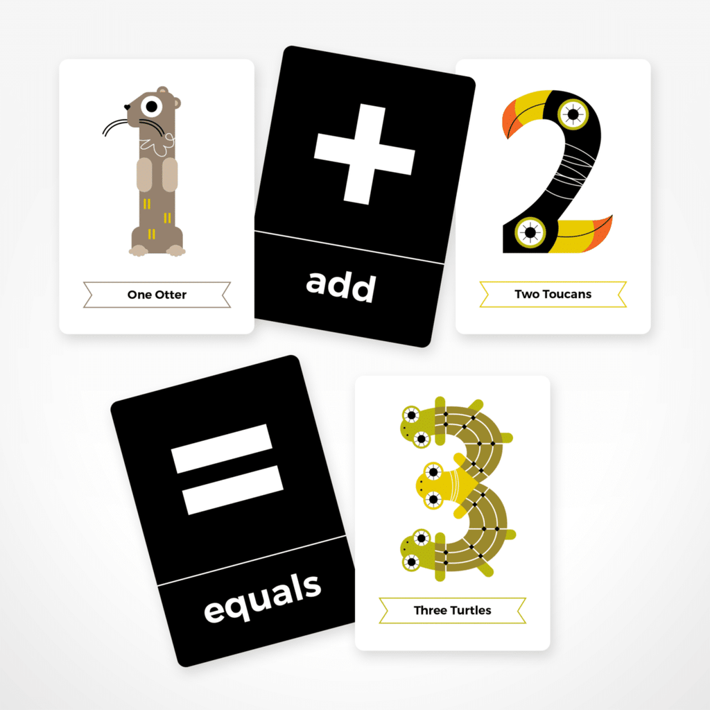 Animal Number Flashcards by The Jam Tart - Learning Bugs UK