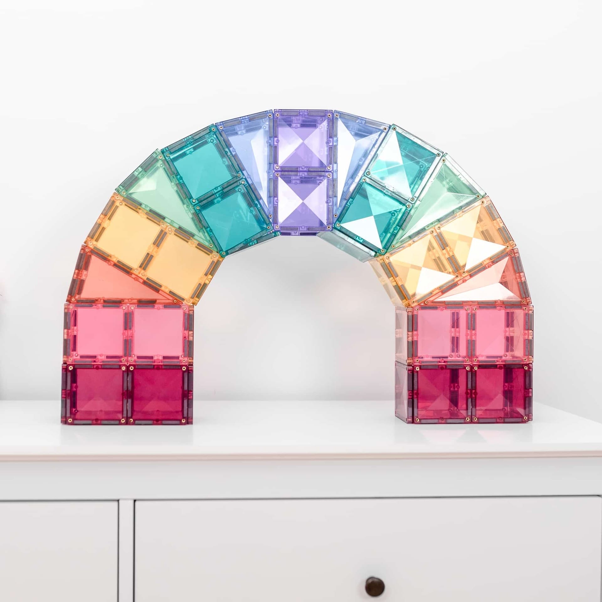 Connetix Tiles - 120 Piece Pastel Creative Pack by Connetix - Learning Bugs UK