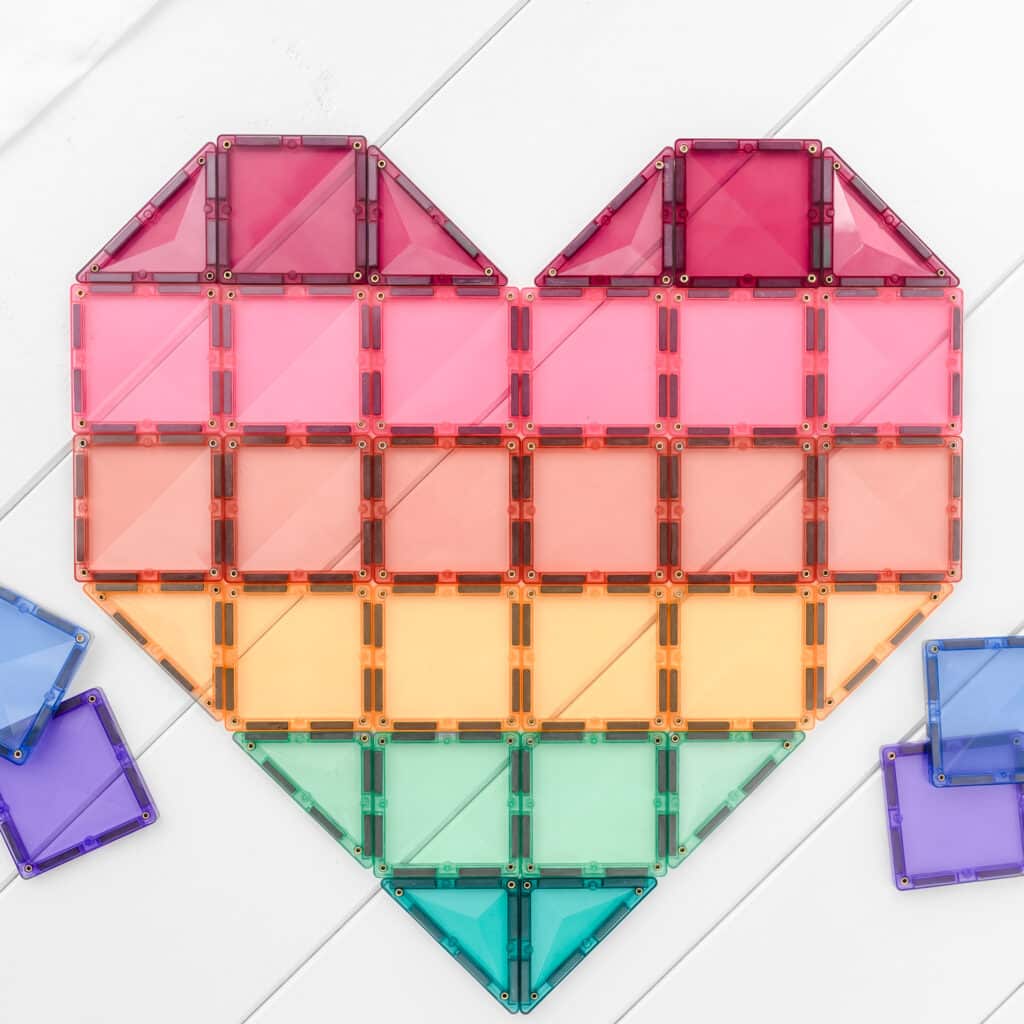 Connetix Tiles - 202 Pastel Mega Pack by Connetix - Learning Bugs UK
