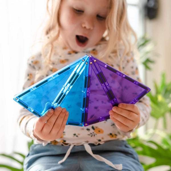 Connetix Tiles - 30 Piece Rainbow Geometry Pack