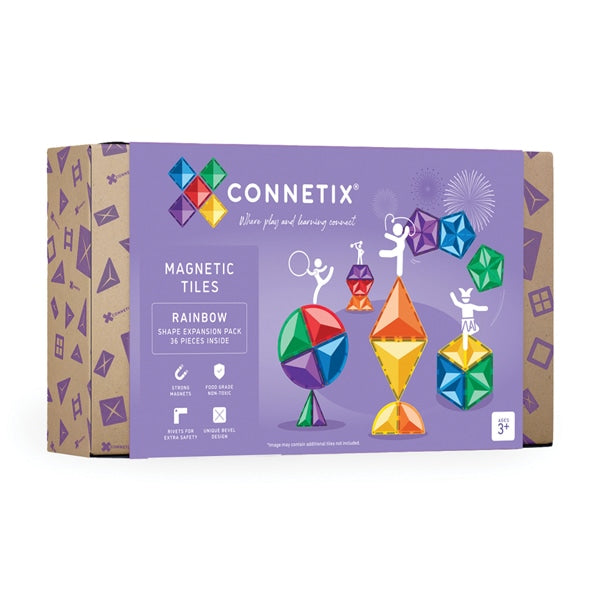 Connetix Rainbow Shape Expansion Pack (36 pc)
