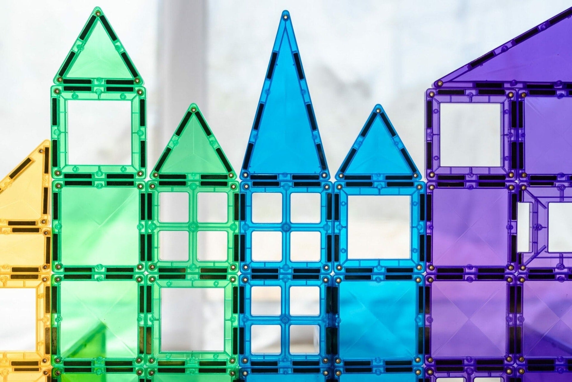 Connetix Tiles 212 Mega Pack with the new Triangle Design by Connetix - Learning Bugs UK