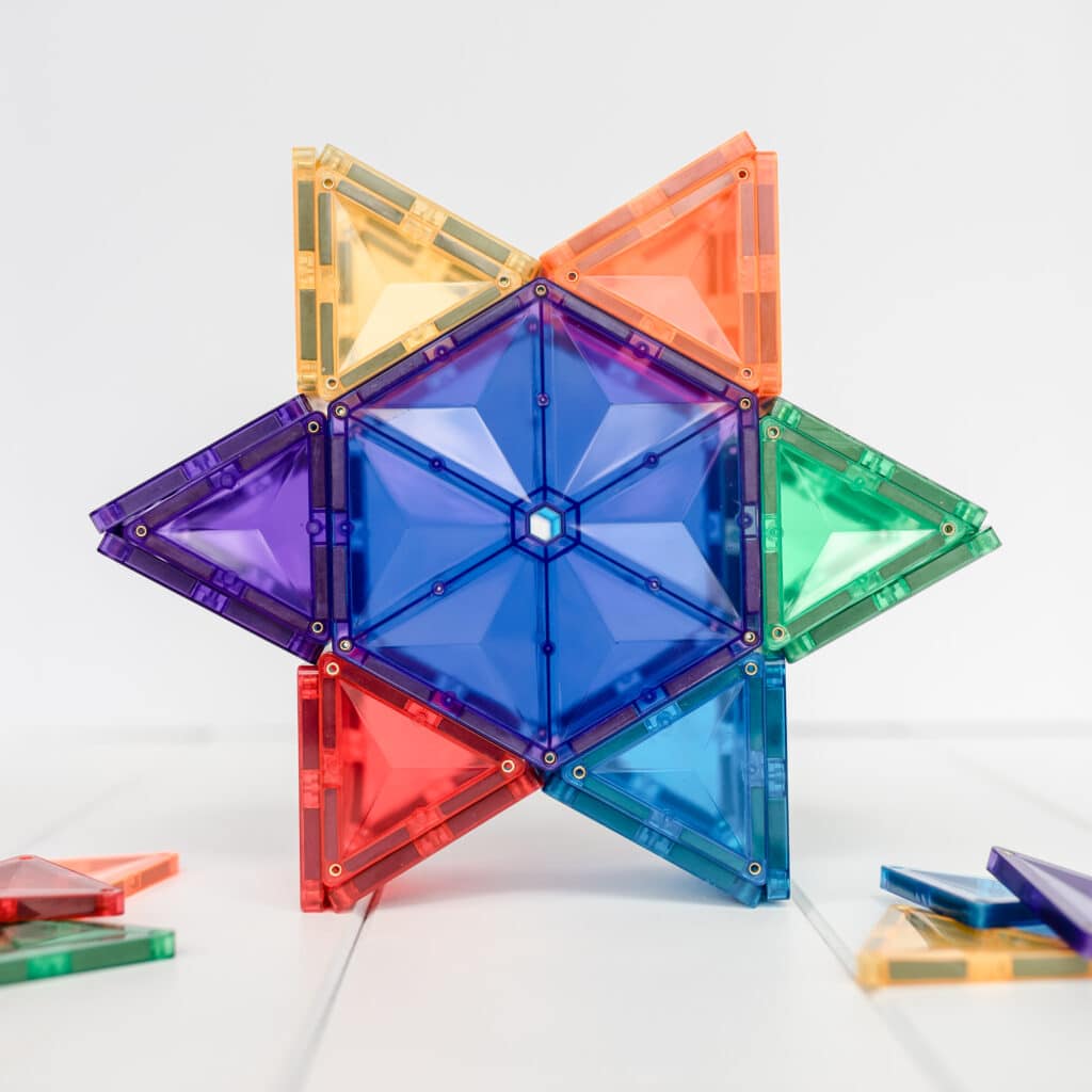 Connetix Tiles 212 Mega Pack with the new Triangle Design by Connetix - Learning Bugs UK