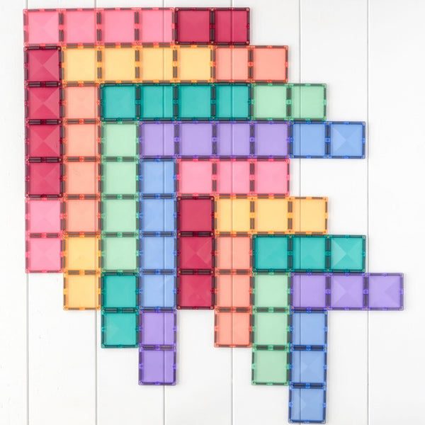 Connetix Tiles - 24 Piece Pastel Rectangle Pack