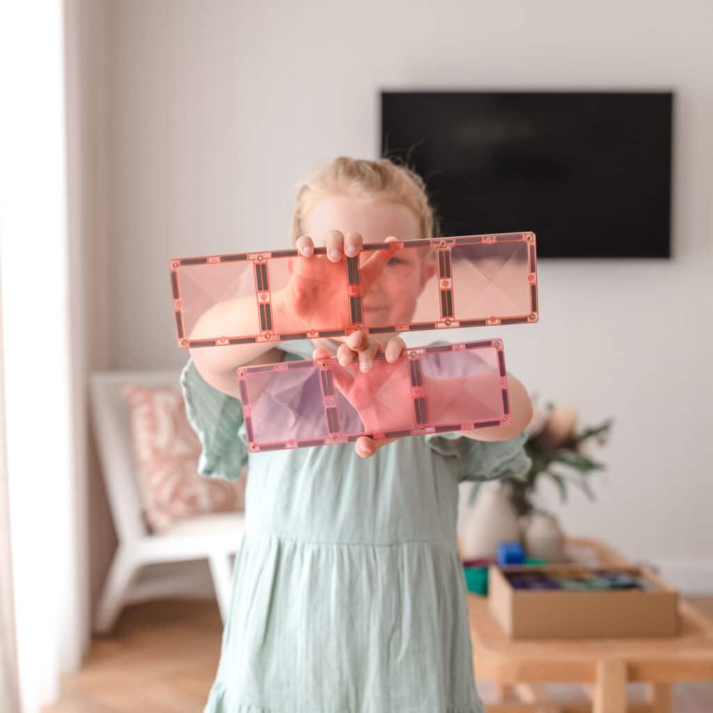 Connetix Tiles - 24 Piece Pastel Rectangle Pack by Connetix - Learning Bugs UK