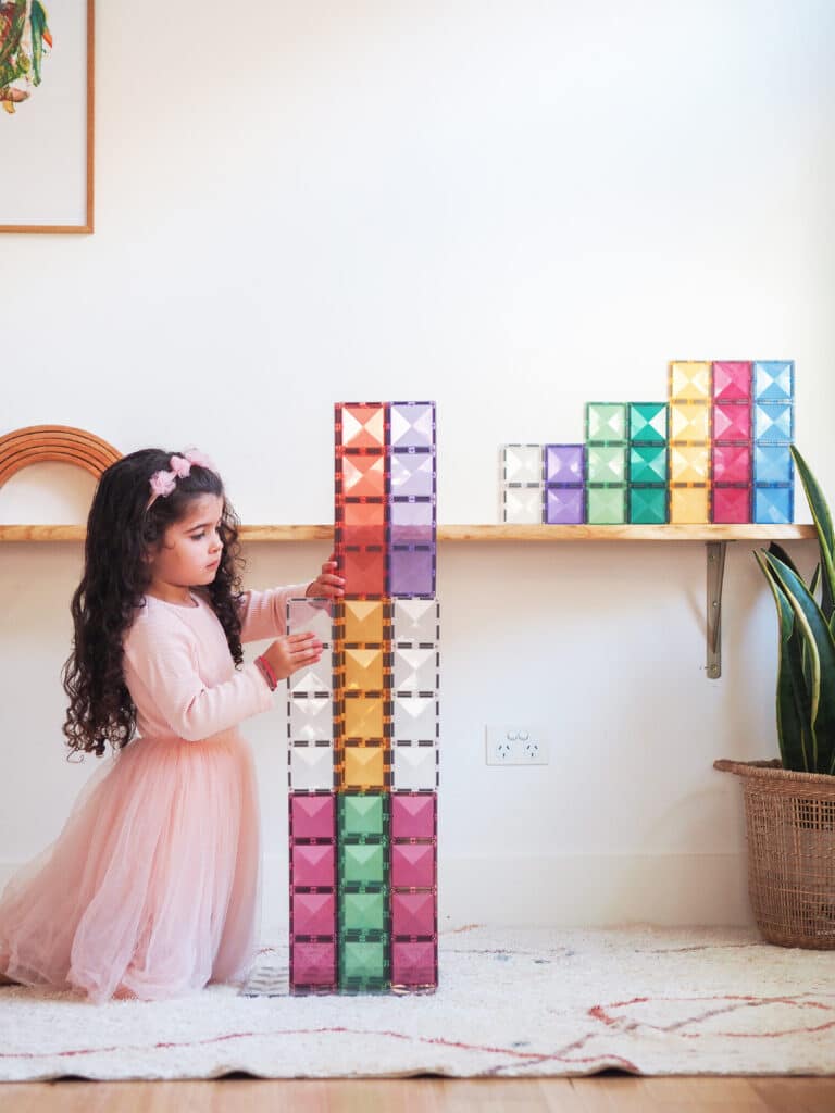 Connetix Tiles - 24 Piece Pastel Rectangle Pack by Connetix - Learning Bugs UK