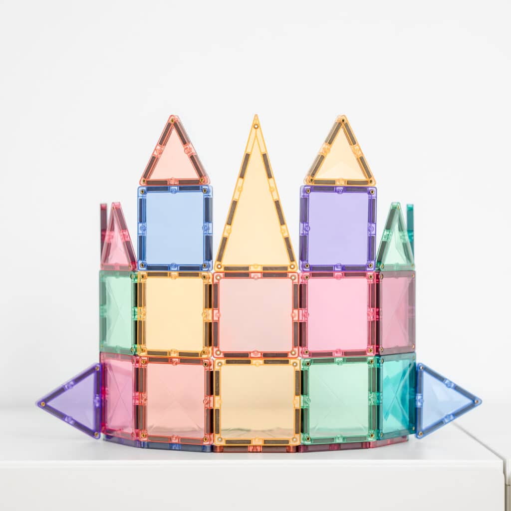 Connetix Tiles - 32 Piece Pastel Mini Pack by Connetix - Learning Bugs UK