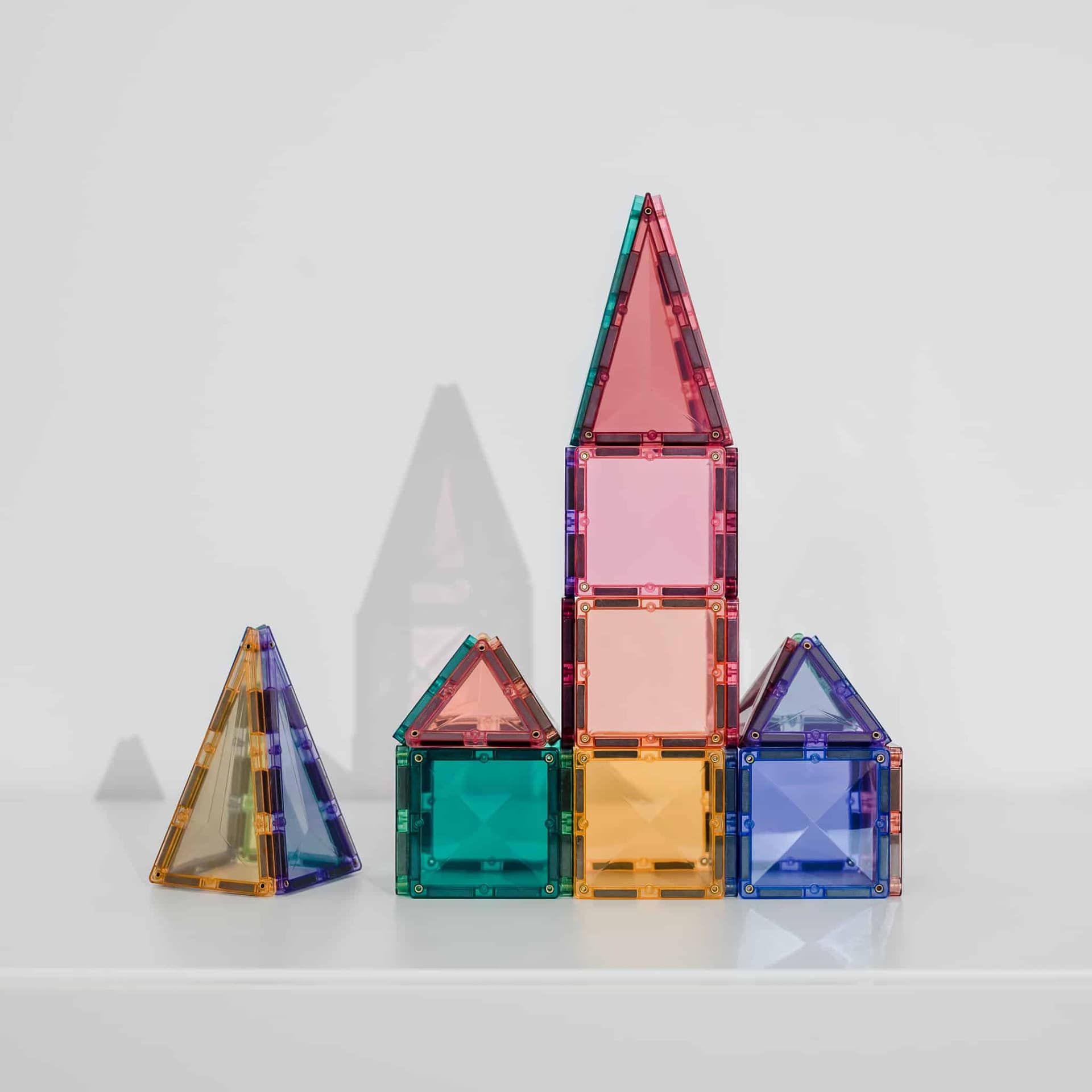 Connetix Tiles - 32 Piece Pastel Mini Pack by Connetix - Learning Bugs UK