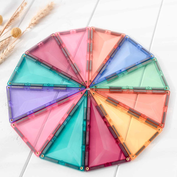 Connetix Tiles - 40 Piece Pastel Geometry Pack