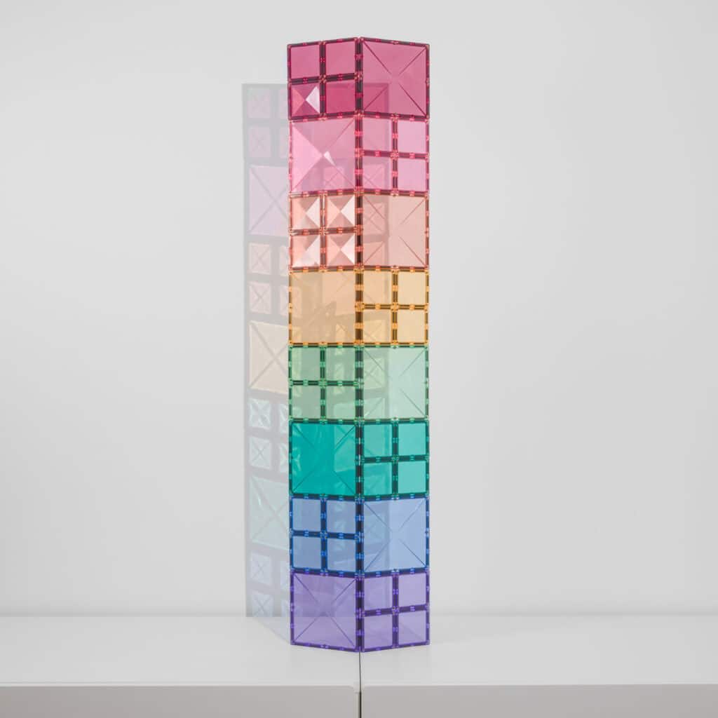 Connetix Tiles - 40 Piece Pastel Square Pack by Connetix - Learning Bugs UK